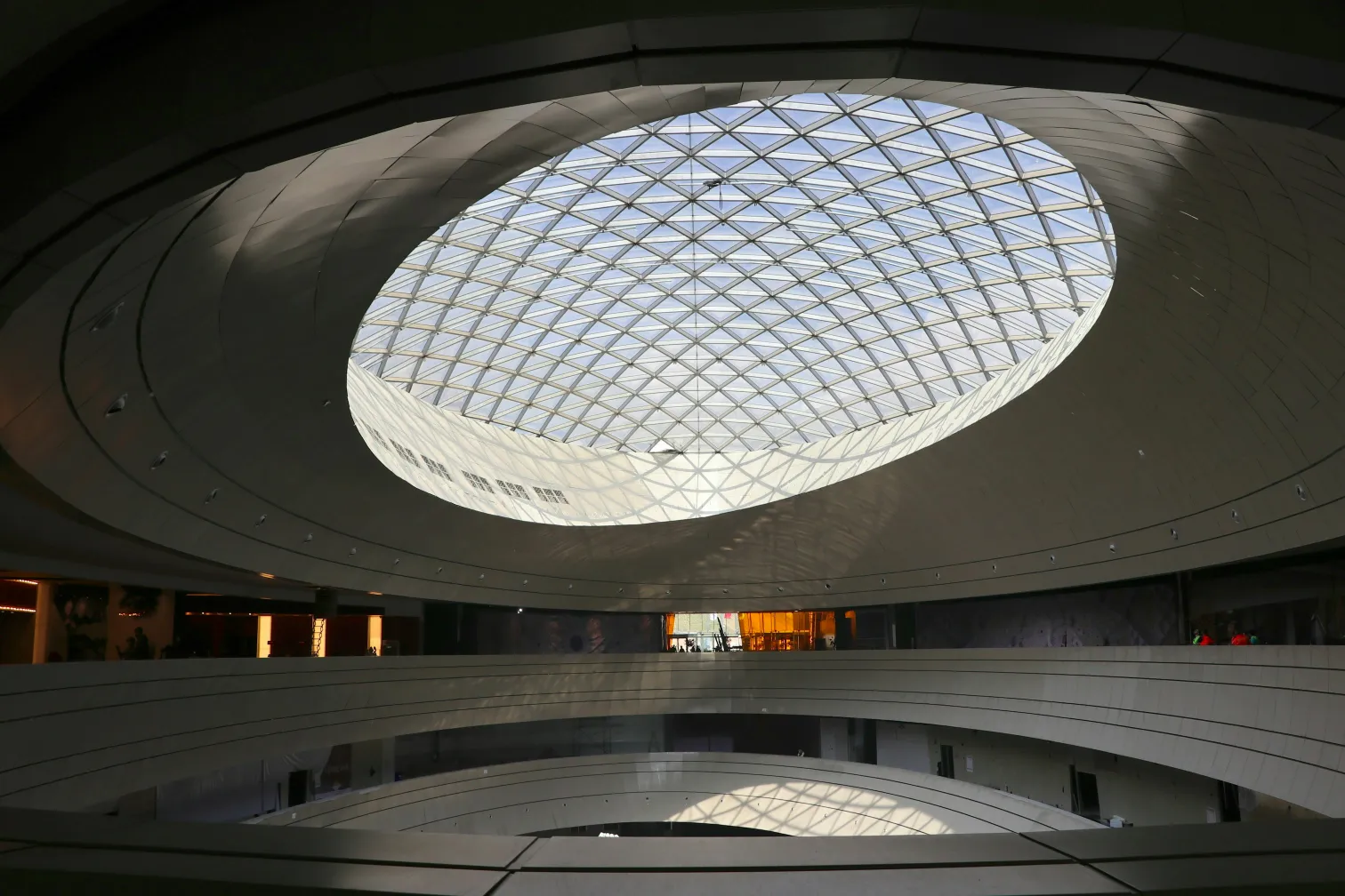 Interior of a beautiful building.